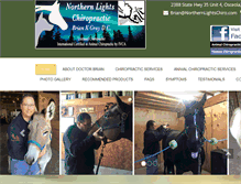 Tablet Screenshot of northernlightschiro.com