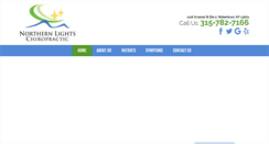 Desktop Screenshot of northernlightschiro.net